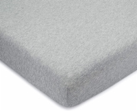 Comfy Cubs Fitted Crib Sheet – 100% Cotton Baby Crib Mattress (Gray, Pack of 1)