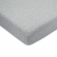 Comfy Cubs Fitted Crib Sheet – 100% Cotton Baby Crib Mattress (Gray, Pack of 2)