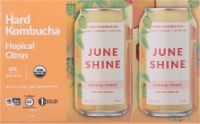 JuneShine Hopical Citrus Hard Kombucha Perspective: Main