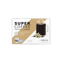 Super Coffee® Vanilla Enhanced Organic Coffee Brew Cups