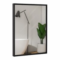 Hamilton Hills 22x30  Black Framed Mirror | Wall Mounted Decor