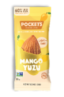Pocket's Chocolates™ Mango Yuzu Oat Milk Chocolate Covered Almonds Perspective: Main