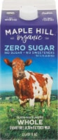 Maple Hill® Organic Zero Sugar Ultra-Pasteurized Whole Milk Perspective: Main