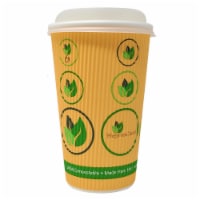 16oz Ripple Wall Compostable Hot Cup (120 Count)