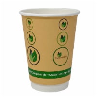12oz Double Wall Compostable Hot Coffee Cup (144 Count)