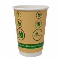 16oz Double Wall Compostable Hot Coffee Cup (120 Count)