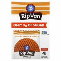 Rip Van Wafels Dutch Caramel & Vanilla 4 Pack - 1.16 oz (33 g) Each Perspective: Main