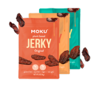 Moku Plant-Based Mushroom Jerky - Variety Pack Non-GMO Vegan Soy-Free - FREE Shipping