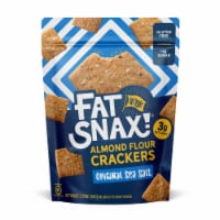 Fat Snax® Original Sea Salt Almond Flour Crackers