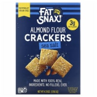 Fat Snax Sea Salt Keto & Gluten Free Crackers Perspective: Main