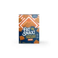 Fat Snax Cheddar Almond Flour Crackers Perspective: Main