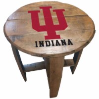 Barrel-Tops BTT-IND-01 NCAA-INDIANA UNIVERSITY Oak Barrel Table