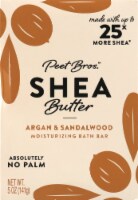 Peet Bros. Argan And Sandalwood Shea Butter Bar Soap