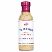 Yo Mama's Foods Low Carb Italian Dressing and Dip by - Pack of (1) - Low Carb, No Sugar