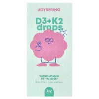 JoySpring D3 + K2 Drops - 2 fl oz (60 ml) Perspective: Main