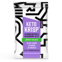 CanDo Keto Krisp Almond Butter & Blackberry Jelly Protein Bar