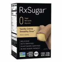 RxSugar Vanilla Creme Swealthy Snax, Diabetes & Keto Friendly, Sugar-Free Candy Bars Perspective: Main