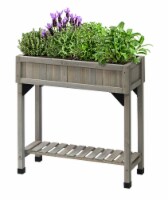 Slimline Herb Garden - Grey Wash (FSC 100%) VegTrug Raised bed Planter