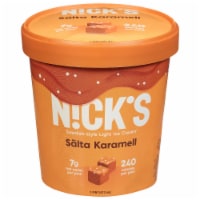 Nick's Swedish Style Salta Karamell Light Ice Cream Pint