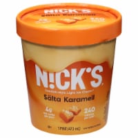 Nick's Salta Karamell Swedish-Style Light Ice Cream