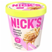 Nick's Swedish Style Peanot Butter Karamell Light Ice Cream Pint