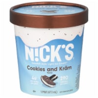 Nick's Swedish-Style Cookies and Kram Light Ice Cream Pint