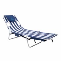 Ostrich Outdoor Folding Backpack Facedown Chaise Lounge Chair with Storage Bag