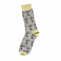 Barrel Down South Derby Racing Track Horses Socks - Brown Perspective: Main
