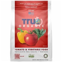 True Organic Tomato and Vegetable Plant Food 8lbs - CDFA, OMRI Organic Gardening, 8 Pounds