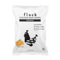Flock Original Chicken Skin Crisps Chips