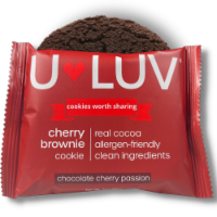 U-Luv® Chocolate Cherry Passion Cherry Brownie Cookie Perspective: Main