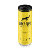 G.O.A.T. Fuel® Energy Drink Peach Pineapple Can Perspective: Main