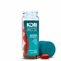 Kori Pure Antarctic Krill Oil Softgels 1200mg Perspective: Main