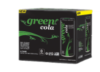Green® Cola Zero Sugar Soda Cans