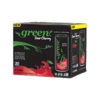 Green® Sour Cherry Soda Cans