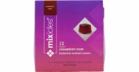 Mixicles® Cranberry Rose Botanical Frozen Cocktail Mixer Cubes Perspective: Main