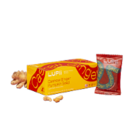 Lupii Cashew Ginger Pumpkin Seed - high protein, high fiber, low glycemic,  gluten free
