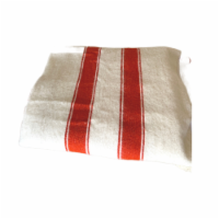 BeldiNest Hand Woven Moroccan Wool Blanket Off White Striped- 118 78