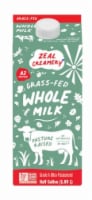 Zeal Creamery Grade A Ultra-Pasteurized Grass Fed Whole Milk Perspective: Main