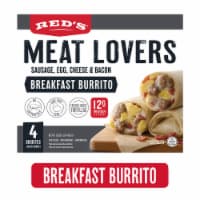 Red’s Meat Lovers Frozen Breakfast Burrito Perspective: Main