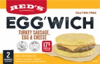 Red's Turkey Sausage, Egg & Cheese Egg'Wich 2 ea Perspective: Main