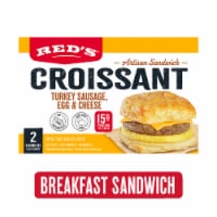 Red's Turkey Sausage Croissant Frozen Breakfast Sandwich Perspective: Main