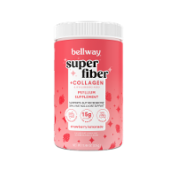 Bellway Super Fiber + Collagen Strawberry Lemonade Psyllium Supplement Perspective: Main