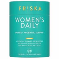 Friska Women’s Daily Enzyme + Probiotic Support Capsules