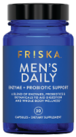 Friska Men’s Daily Enzyme + Probiotic Support Capsules