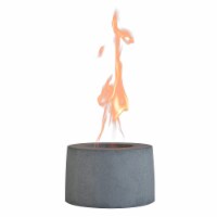 Colsen 5 Inch Mini Round Portable Indoor Outdoor Concrete Tabletop Fire Pit