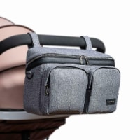 Universal Stroller Organizer Bag Shoulder Bag, Gray