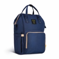 Sunveno Canvas Diaper bag Backpack, Travel Backpack, Vegan Leather Parents Nappy Bag Large Ca