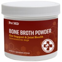 Pet MD Bone Broth Powder, Gut Support & Joint Health for Dogs 4 oz
