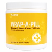 Pet MD Wrap-A-Pill Cheese & Bacon Flavor Pill Paste for Dogs 8 oz